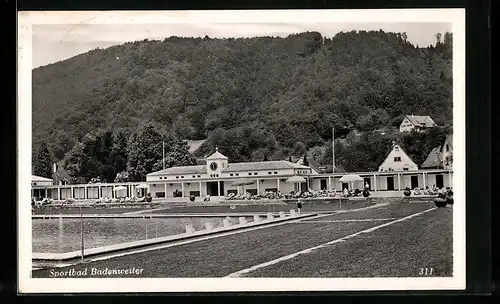 AK Badenweiler, Sportbad mit Bergen