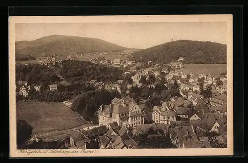 AK Königstein i. T., Blick von der Ruine