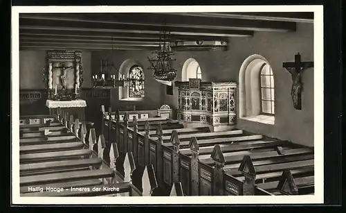 AK Hallig Hooge, Inneres der Kirche
