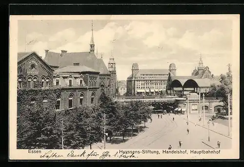 AK Essen, Huyssens-Stiftung, Handelshof, Hauptbahnhof