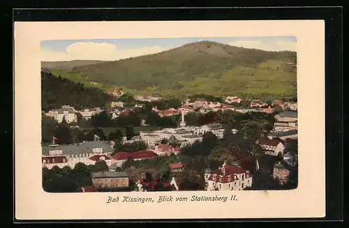 AK Bad Kissingen, Blick vom Stationsberg