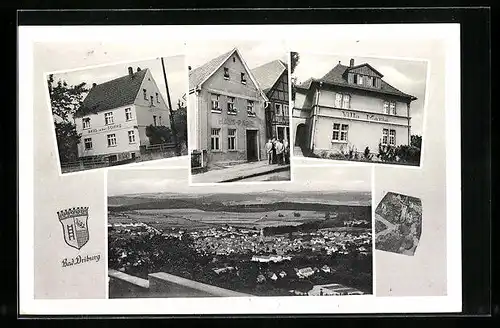 AK Bad Driburg, Villa Maria, Haus in der Sonne, Haus Pape