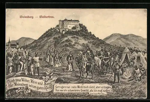 AK Weinsberg, Weibertreu, Burg