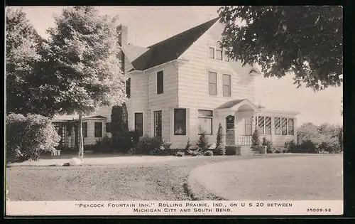 AK Rolling Prairie, IN, Peacock Fountain Inn