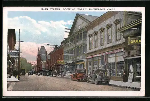 AK Danielson, CT, Main Street, looking north