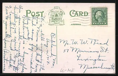 AK Rockland, ME, Post Office and Custom House
