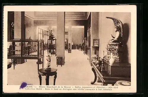 AK Saigon, Musée Blanchard de la Brosse, Salle japonaises et chinoises, Museum