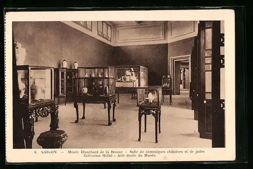 AK Saigon, Musée Blanchard de la Brosse, Salle de céramiques chinoises