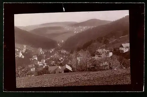 Fotografie Brück & Sohn Meissen, Ansicht Kipsdorf / Erzg., Blick auf Kipsdorf und Schellerhau