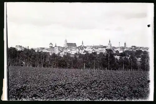 Fotografie Brück & Sohn Meissen, Ansicht Bautzen, Blick auf die Stadt von Süden aus gesehen