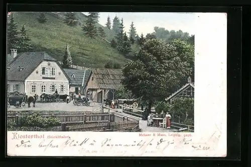 AK Gutenstein, Gasthaus Klosterthal, Stücklthaler