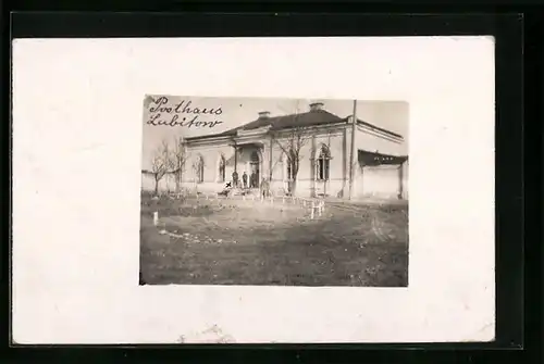 AK Lubitow, Ansicht des Posthauses