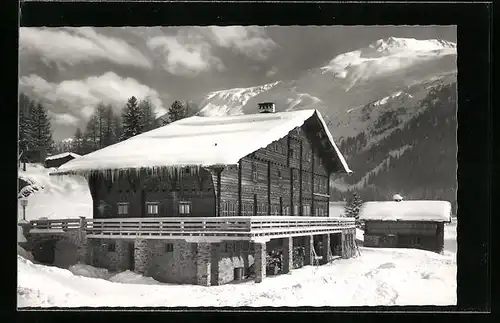 AK Davos-Dorf, Jugendheim von Sprecher-Haus im Winter