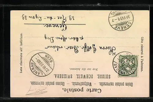 AK Stans, Ansicht vom Winkelrieddenkmal