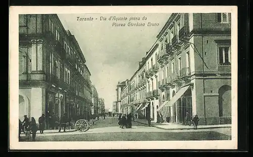 AK Taranto, Via d`Aquinto presa da Piazza Giordano Bruno