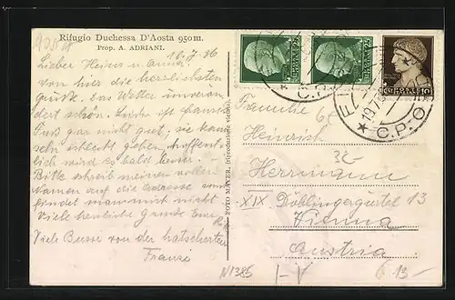 AK Aosta, Rifugio Duchessa D`Aosta
