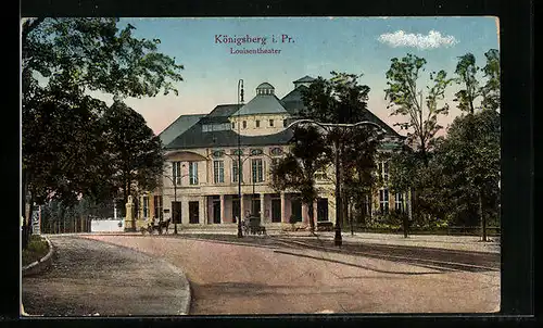 AK Königsberg i. Pr., Louisentheater