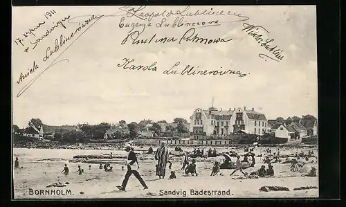 AK Bornholm, Sandvig Badestrand