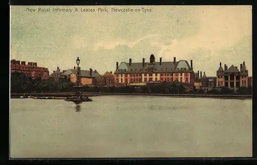 AK Newcastle-on- Tyne, New Royal Infirmary & Leazes Park