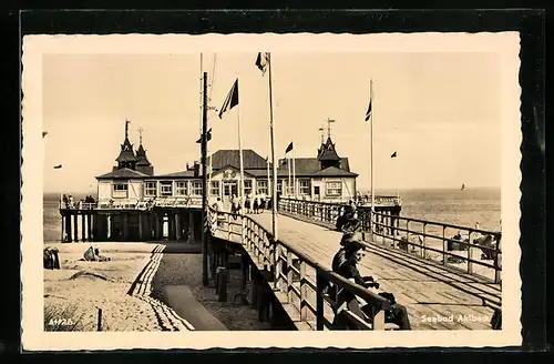AK Ahlbeck, Besucher auf Steg