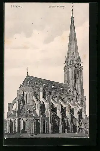 AK Lüneburg, Blick auf St. Nikolai-Kirche