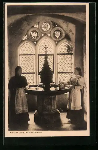 AK Lüne, Ansicht Klosterbrunnen
