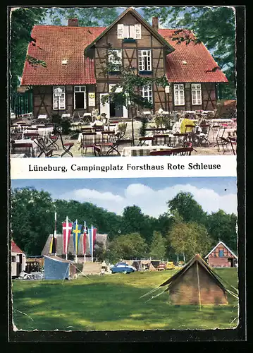 AK Lüneburg, Campingplatz Forsthaus Rote Schleuse