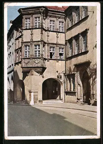 AK Görlitz, Blick auf Schönhof