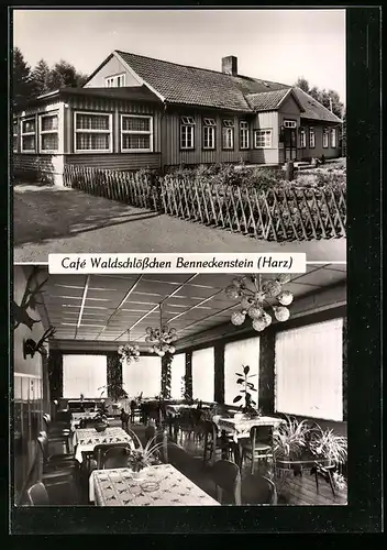 AK Benneckenstein /Harz, Café Waldschlösschen