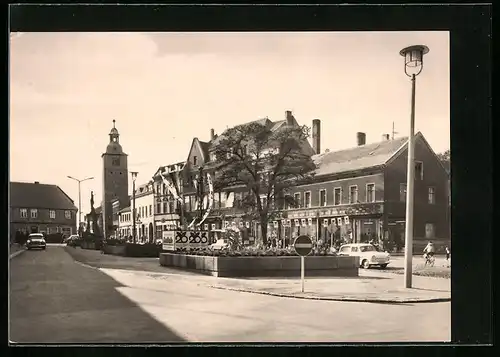 AK Schönbeck /Elbe, Platz der Deutsch-Sowjetischen Freundschaft
