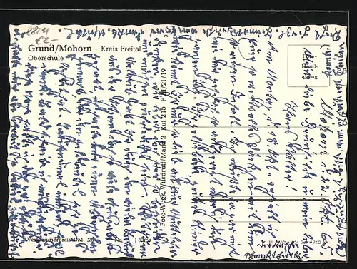 AK Grund /Mohorn, Ansicht Oberschule