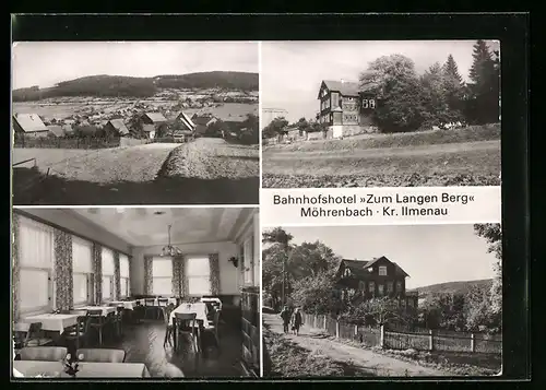 AK Möhrenbach /Kr. Ilmenau, Bahnhofshotel Zum langen Berg