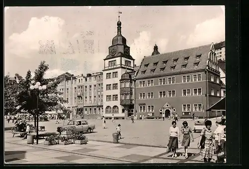 AK Rudolstadt, Blick auf den Markt
