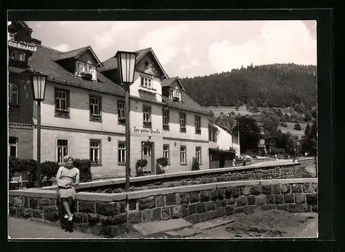 AK Leutenberg /Thür., Zur guten Quelle, Hermann Kacholdt