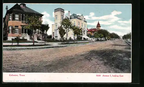 AK Galveston, TX, Avenue I, looking East