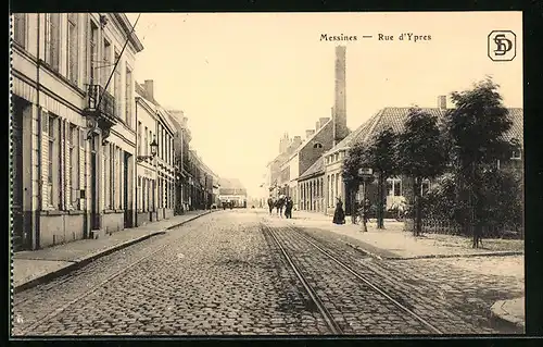 AK Messines, Rue d`Ypres