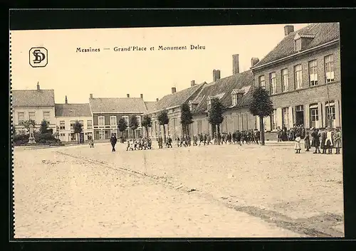 AK Messines, Grand`Place et Monument Deleu