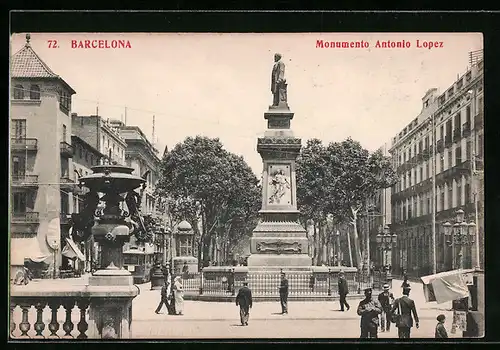 AK Barcelona, Monumento Antonio Lopez