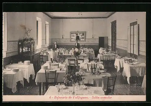 AK Vallfogona, Balneario de Vallfogona, Salón comedor