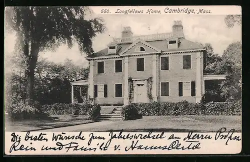 AK Cambridge, MA, Langfellows Home