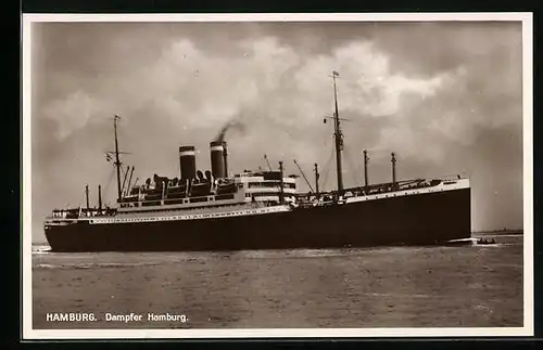 AK Hamburg, Passagierschiff Dampfer Hamburg