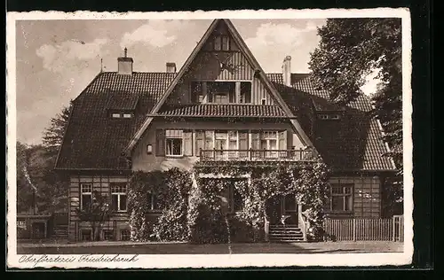 AK Friedrichsruh, Oberförsterei u. Restaurant Landhaus, Bes. W. Kitzing