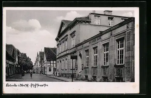 AK Bünde i. Westf., Die Dresdner Bank in der Eschstrasse