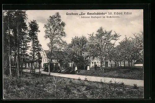 AK Bischofswerda, Gasthaus Zur Amselschänke