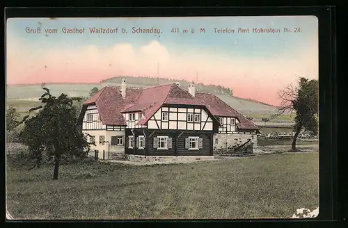 AK Schandau, Gasthof Waitzdorf