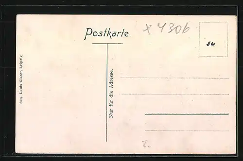 AK Harzgerode, Schloss und Postamt