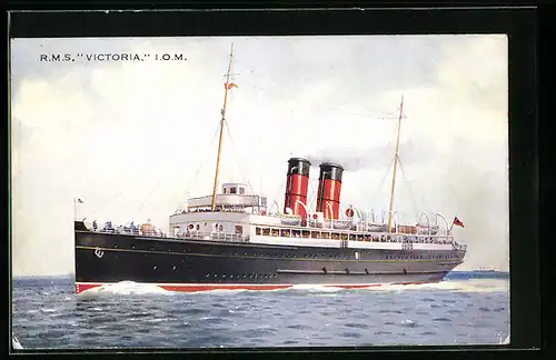 AK Passagierschiff RMS Victoria auf hoher See