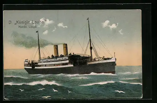 AK Passagierschiff Königin Louise, Nordd. Lloyd