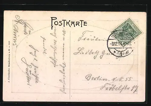 Präge-AK Berlin-Spandau, Restaurant Wilhelmshöhe, Terrassen am Stössensee, Passepartout