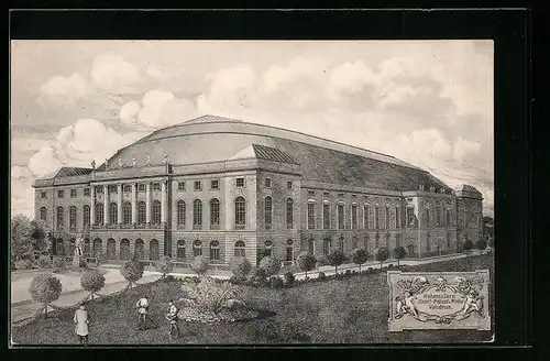 Künstler-AK Berlin, Hohenzollern Sport-Palast, Potsdamer-Str. 72